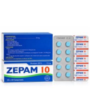 Zepam 10 Diazepam 10mg - Thuốc Ngủ Dạng Viên